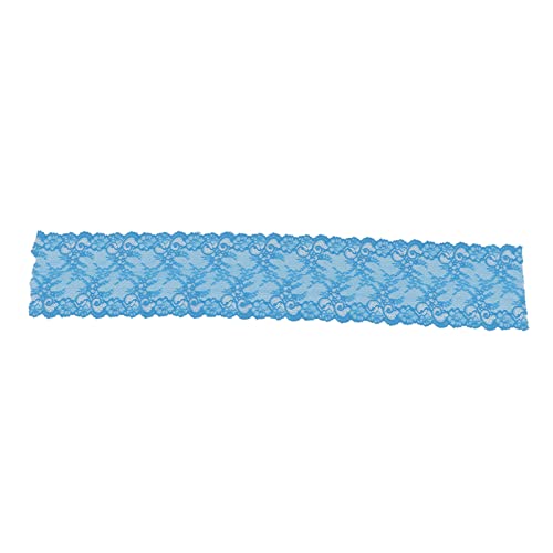 Breites, dehnbares Spitzenband, elastischer Nylon-Spitzenstoff mit Blumenmuster, breiter, weicher Besatz zum Basteln, für Heimdekoration, Hochzeitsfeier-Dekoration Breites, dehnbares Spitzenband, elastischer Nylon-Spitzenstoff mit Blumenmuster, breiter, weicher Besatz zum Basteln, für Heimdekoration, Hochzeitsfeier-Dekoration von Baxnore