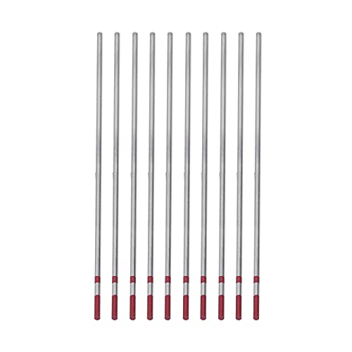 Cerium Wolfram -Elektrode Argon -Lichtbogenschweißspitze Wolframelektrodennadel Hochwertige Schweißelektroden Kit für industrielle Wartung Edelstahlschweiß 150 mm 10pcs (2.4) von Baxnore