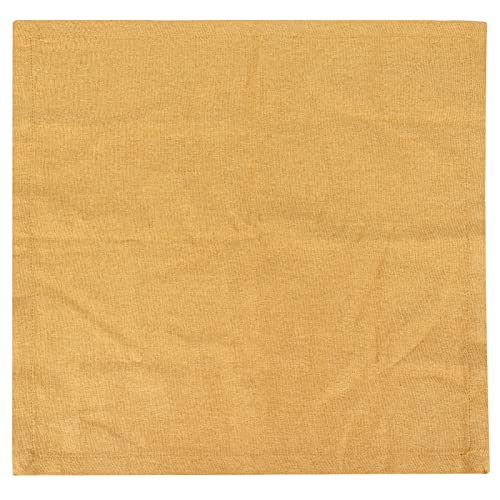 Cotton Tablecloth, Machine Washable Low Temperature Ironing Wrinkle Resistant Fabric, Rectangle Table Cover for Desktop Decoration Painting Still Life Background (Yellow) von Baxnore