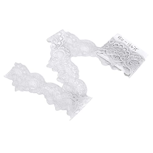 Dekorative Spitzenverkleidung, 10 Yards 4,5 cm breites Nylonband mit Zickzackmuster, Nähverkleidung für Bekleidungsheimdekoration von Baxnore