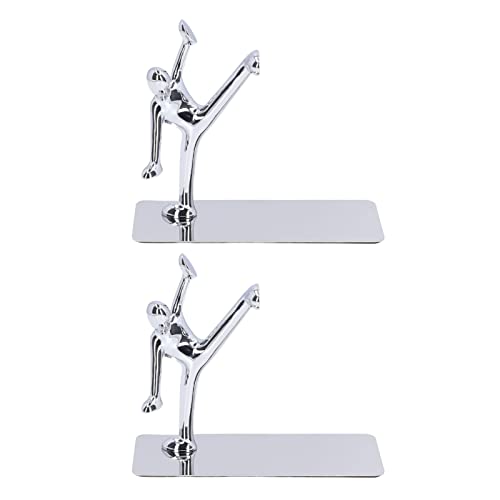 Edelstahlbuch endet, Heavy Duty Metal -Buchhalter für Büroregale, Heimbibliothek, Barschalter, Nicht -Slip -Basis Edelstahlbuch endet, Heavy Duty Metal -Buchhalter für Büroregale, Heimbibliothek, Barschalter, Nicht -Slip -Basis von Baxnore