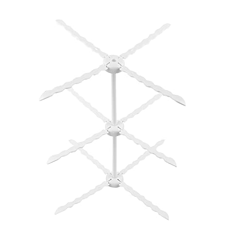 Fondant Gum Paste Blume Trockenstange, luft trockener Ständer mit Trocknungsarmen, platzsparender Kuchendekorationswerkzeug für Zuckerblumen von Baxnore
