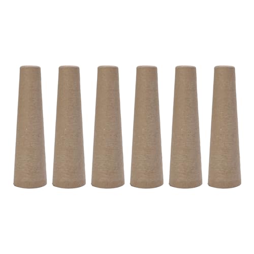 Garnwicklungsrohre, 6pcs Papierwolderwickler, 15 cm tragbares multifunktionales Geweberöhrchen für Wollbaumwäsche Synthetische Fasern Handwerkswerkzeug Handtasche Projekt Organizer von Baxnore