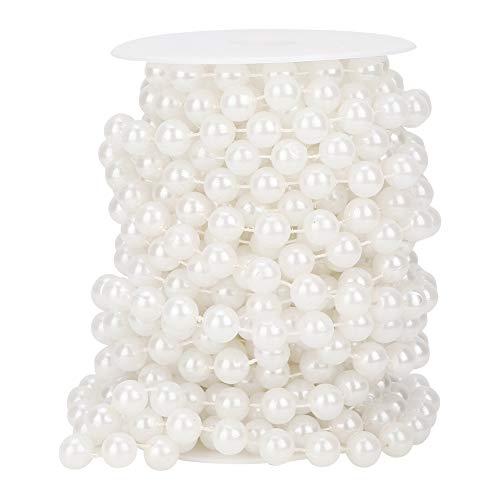 Imitation Perle Verbindungskügelchen, Girlande mit verstellbarem Baumwollfaden, Sonnenlicht verblassen resistenten Vorhang für Raumpartition Home Dekoration Hochzeit Kulisse Imitation Perle Verbindungskügelchen, Girlande mit verstellbarem Baumwollfaden, Sonnenlicht verblassen resistenten Vorhang für Raumpartition Home Dekoration Hochzeit Kulisse von Baxnore