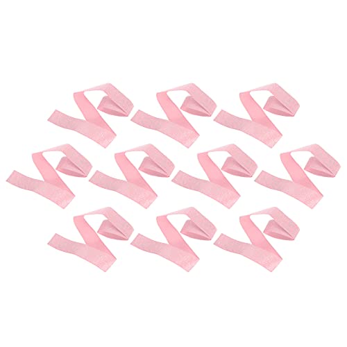 Metallic Glitter Ribbon, Fadenverkleidung, Polyester -Bastelband für Kleidungszubehör, Verpackung, Haarschmuck, glänzende dekorative Zipfel (Pink-S4) von Baxnore