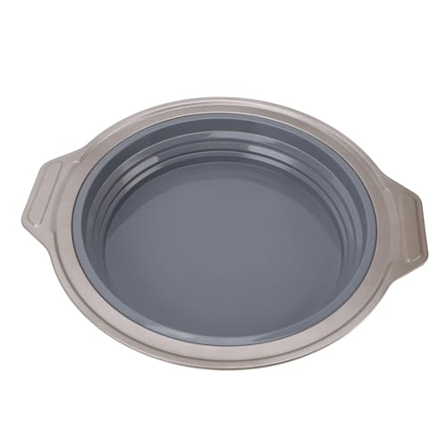Silikonkuchen Backpfanne falten faltbare Schnellfreisetze Runde Kuchenform für Schicht Kuchen Cheesecakes Chiffon Kuchen Hitzebeständiges sauberes sauberes wiederverwendbares (-3118240154511) von Baxnore