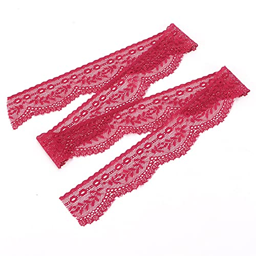 Spitzenband, breites Blumenmusterverkleid, weiche Nylonspitze für Haarbögen, Verpackung, Handwerk, Nähprojekte Spitzenband, breites Blumenmusterverkleid, weiche Nylonspitze für Haarbögen, Verpackung, Handwerk, Nähprojekte von Baxnore