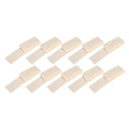 Spitzenbandbesatz, dekorative Spitze aus Polyester, Näh- und Bastelbedarf für Bekleidungszubehör, Haarschmuck und Heimdekoration (Beige) von Baxnore