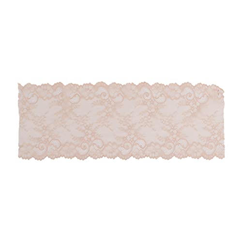 Spitzenverkleidung Ribbon, Polyester dekorative Verkleidung, verdickte elastische Spitze für Kleidungshosen, Hochzeitsspeisevorräte (Hautton) von Baxnore