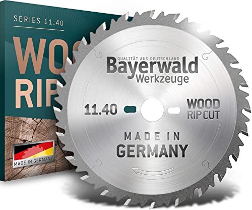 Bayerwald - HM Kreissägeblatt - Ø 450 mm x 3,8 mm x 30 mm | Langschnitt Flachzahn mit Spanabweiser (20 Zähne) | Kombinebenlöcher | für grobe Zuschnitte in Holz & Naturhölzer von Bayerwald Werkzeuge