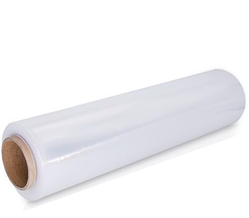 1 Rolle - Stretchfolie 500mm x 290m 23my - Palettenfolie, Verpackungsfolie, Umzugsfolie für sicheren Transport - reißfest, flexibel, transparent, ideal für Lager, Versand, Umzüge und Schutz von Waren 1 Rolle - Stretchfolie 500mm x 290m 23my - Palettenfolie, Verpackungsfolie, Umzugsfolie für sicheren Transport - reißfest, flexibel, transparent, ideal für Lager, Versand, Umzüge und Schutz von Waren von Bayli