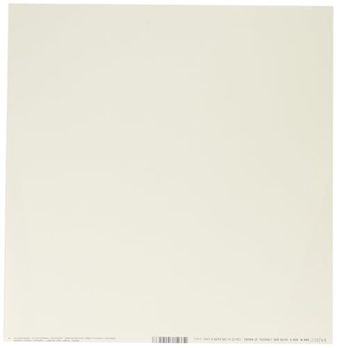 Bazzill Basics Paper Bazzill Basics Papier, 25 Blatt, zum Aufstecken, Grafikmuster/Puff Beige, Creme (30.5 X 30.5 cm) von Bazzill