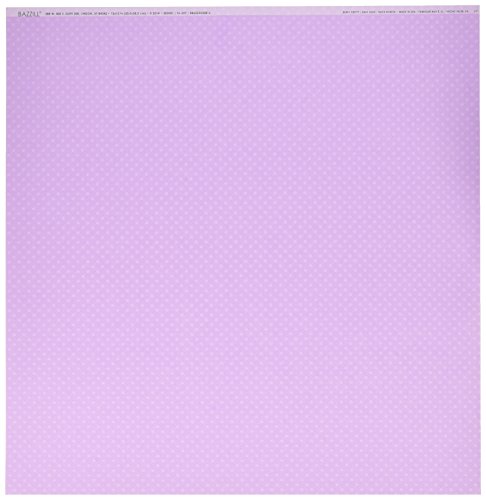 Bazzill Karton, 30,5 x 30,5 cm, Berry Pretty/Dotted Swiss 25 pro Packung von Bazzill