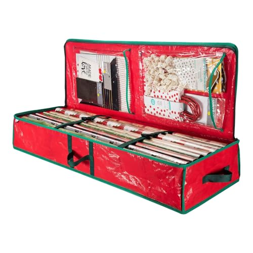 Aufbewahrungstasche zum Verpacken von Papier, Aufbewahrungsbehälter für Geschenkpapier, Organizer für unter dem Bett, Organizer für Geschenkpapier für Schrank von Bbbabeslk
