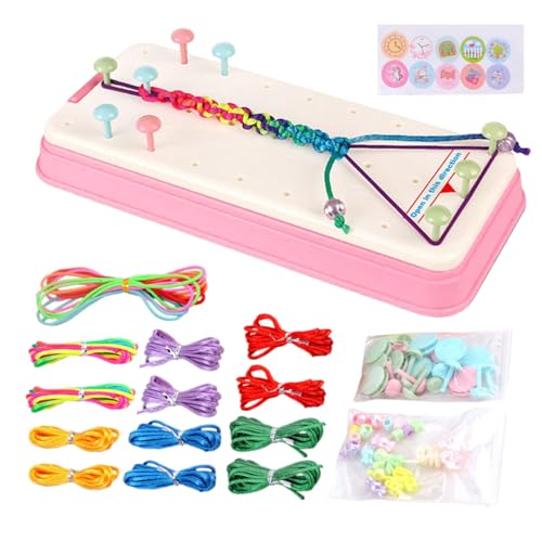 Flecht-Set für Kinder, geflochtenes Set, buntes Set zur Herstellung von Schmuckseilen – komplettes Armband zur Herstellung von Freundschaftsarmbändern, geflochtenes Set, drücken Flecht-Set für Kinder, geflochtenes Set, buntes Set zur Herstellung von Schmuckseilen – komplettes Armband zur Herstellung von Freundschaftsarmbändern, geflochtenes Set, drücken von Bbbabeslk