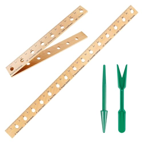Pflanzregel und Pflanzregel für Dibber, tragbares Gartenlineal mit Dibber - Pflanzregeln für Gartenwerkzeuge, präziser Dibbler zum Pflanzen Pflanzregel und Pflanzregel für Dibber, tragbares Gartenlineal mit Dibber - Pflanzregeln für Gartenwerkzeuge, präziser Dibbler zum Pflanzen von Bbbabeslk