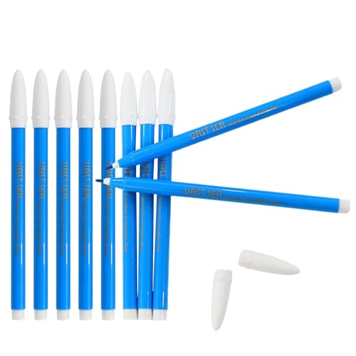 Tintenroller für Stoff, wasserlöslicher Stoffmarker | 10 waschbare Stoffstifte zum Schreiben, bequemer wasserlöslicher Marker zum Basteln, einfach zu färben Tintenroller für Stoff, wasserlöslicher Stoffmarker | 10 waschbare Stoffstifte zum Schreiben, bequemer wasserlöslicher Marker zum Basteln, einfach zu färben von Bbbabeslk