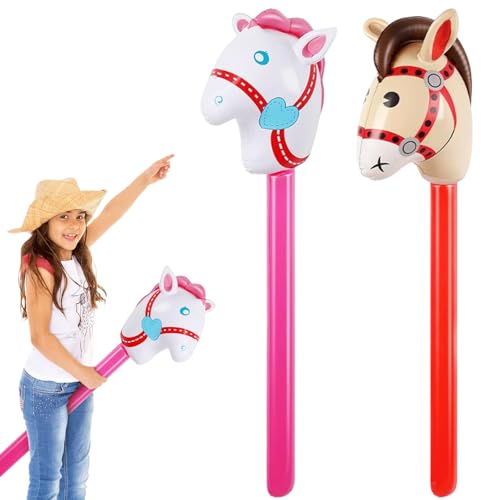 2 Stück Stockpferd für Kinder, Steckenpferd Basteln, Requisiten für Die Dekoration von Partygeschenken, Partydekoration im Cowboy-Stil, Geschenke für Jungen und Mädchen 2 Stück Stockpferd für Kinder, Steckenpferd Basteln, Requisiten für Die Dekoration von Partygeschenken, Partydekoration im Cowboy-Stil, Geschenke für Jungen und Mädchen von BbiuRer
