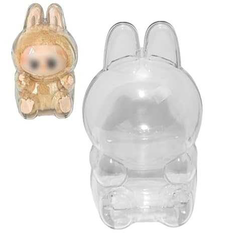 BbiuRer Labubu Schutzhülle, Transparente Schutzcase für Labubu Popmart, Labubu Kleidung, Ideal für Labubu Have a Seat und Cryingbaby Puppen, 17 cm, Aus PC Kunststoff BbiuRer Labubu Schutzhülle, Transparente Schutzcase für Labubu Popmart, Labubu Kleidung, Ideal für Labubu Have a Seat und Cryingbaby Puppen, 17 cm, Aus PC Kunststoff von BbiuRer