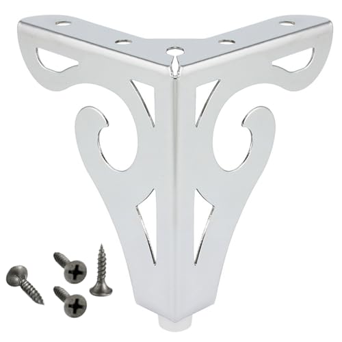 Bcious Möbelbeine, dreieckige Füße, Metall, Sofa-Bein, Ersatz, ausgehöhlt, Möbelbein für Tisch, Schrank, Bücherregal Bcious Möbelbeine, dreieckige Füße, Metall, Sofa-Bein, Ersatz, ausgehöhlt, Möbelbein für Tisch, Schrank, Bücherregal von Bcious