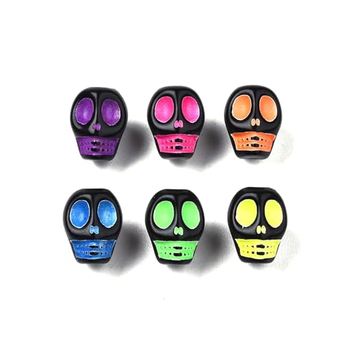 100 verschiedene helle neonfarbene 9 mm große Kunststoffperlen in verschiedenen Farben 100 verschiedene helle neonfarbene 9 mm große Kunststoffperlen in verschiedenen Farben von Bdbeads
