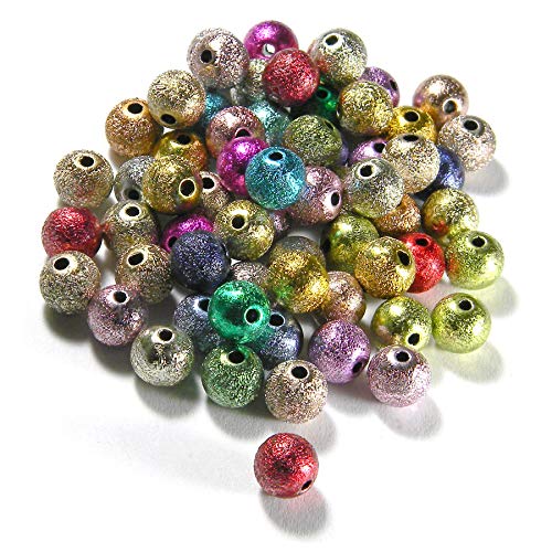 Sternenstaubperlen, rund, Kunststoff, Acryl, strukturiert, Metallfolie, 8 mm, 100 Bdbeads Sternenstaubperlen, rund, Kunststoff, Acryl, strukturiert, Metallfolie, 8 mm, 100 Bdbeads von Bdbeads