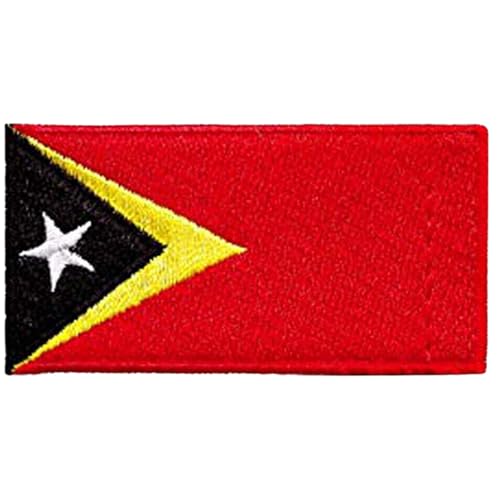 BeBuz Aufnäher mit Allländerflagge, bestickt, zum Aufbügeln/Aufnähen auf Nationalflaggen, Weltlandabzeichen, Applikationen, Reise-Souvenir, Patch für Jacke, Rucksack, Hut, DIY Handwerk (Timor-Leste BeBuz Aufnäher mit Allländerflagge, bestickt, zum Aufbügeln/Aufnähen auf Nationalflaggen, Weltlandabzeichen, Applikationen, Reise-Souvenir, Patch für Jacke, Rucksack, Hut, DIY Handwerk (Timor-Leste von Be Buz