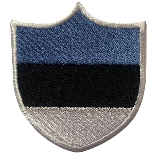 BeBuz Estland Shield Flag Patch Embroidered Iron Sew On Badge National Emblem Tactical Military Moral Patch for Jackets, Backpacks, Hats, and Clothing 6.3 x 5.5 cm BeBuz Estland Shield Flag Patch Embroidered Iron Sew On Badge National Emblem Tactical Military Moral Patch for Jackets, Backpacks, Hats, and Clothing 6.3 x 5.5 cm von Be Buz