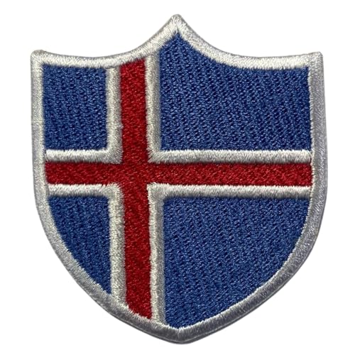 BeBuz Island Shield Flag Patch Embroidered Iron Sew On Badge National Emblem Tactical Military Moral Patch for Jackets, Backpacks, Hats, and Clothing 6.3 x 5.5 cm BeBuz Island Shield Flag Patch Embroidered Iron Sew On Badge National Emblem Tactical Military Moral Patch for Jackets, Backpacks, Hats, and Clothing 6.3 x 5.5 cm von Be Buz