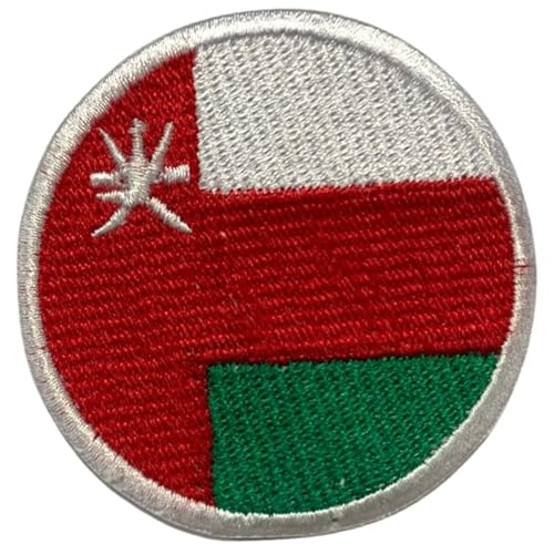 BeBuz Oman Flagge Patch Rund/Kreis 6cm Besticktes Bügelbild Aufbügler Aufbügler Aufnäher Abzeichen Militär Taktisches Emblem Abzeichen für Jacken Rucksäcke Hüte Kleidung BeBuz Oman Flagge Patch Rund/Kreis 6cm Besticktes Bügelbild Aufbügler Aufbügler Aufnäher Abzeichen Militär Taktisches Emblem Abzeichen für Jacken Rucksäcke Hüte Kleidung von Be Buz