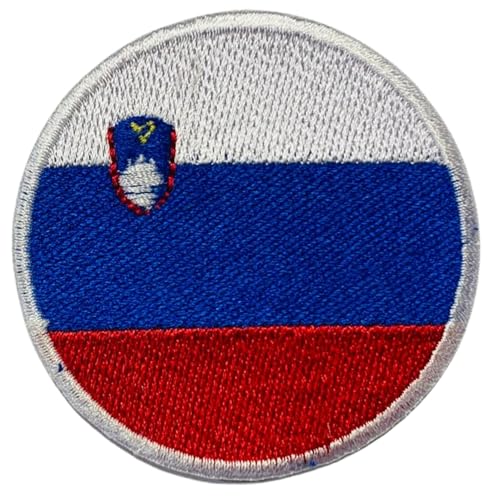BeBuz Slowenien Flagge Patch Rund/Kreis 6cm Besticktes Bügelbild Aufbügler Aufnäher Abzeichen Militär Taktisches Emblem Abzeichen für Jacken Rucksäcke Hüte Kleidung BeBuz Slowenien Flagge Patch Rund/Kreis 6cm Besticktes Bügelbild Aufbügler Aufnäher Abzeichen Militär Taktisches Emblem Abzeichen für Jacken Rucksäcke Hüte Kleidung von Be Buz