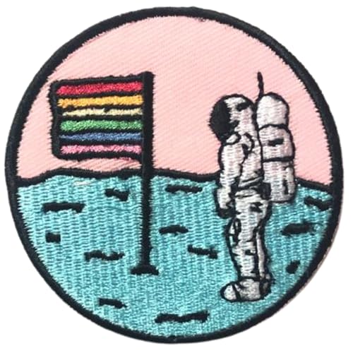 Bebuz Astronaut mit Flagge Stickerei Bügelbilder für Kleidung Aufnäher Applikation für DIY Handwerk Denim Jacken Jeans Rucksäcke Bebuz Astronaut mit Flagge Stickerei Bügelbilder für Kleidung Aufnäher Applikation für DIY Handwerk Denim Jacken Jeans Rucksäcke von Be Buz