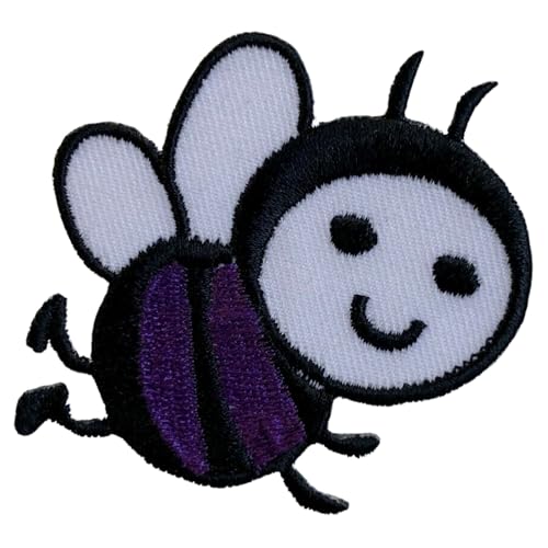 Bebuz Bee Happy Face Stickerei Bügelbilder für Kleidung Aufnäher Applikation für DIY Handwerk Denim Jacken Jeans Rucksäcke Bebuz Bee Happy Face Stickerei Bügelbilder für Kleidung Aufnäher Applikation für DIY Handwerk Denim Jacken Jeans Rucksäcke von Be Buz