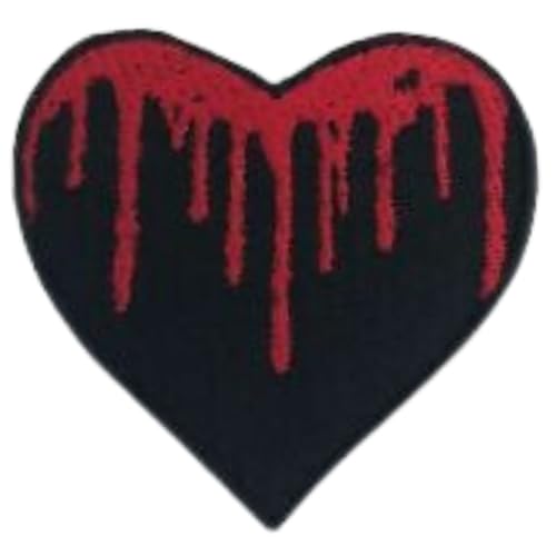 Bebuz Bleeding Heart Embroidery Iron on Patches for Clothing Sew-On Applique for DIY Crafts Denim Jackets Jeans Backpacks Bebuz Bleeding Heart Embroidery Iron on Patches for Clothing Sew-On Applique for DIY Crafts Denim Jackets Jeans Backpacks von Be Buz