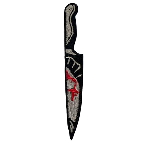 Bebuz Bloodied Knife Fighting Tool Embroidery Iron On Patches for Clothing Sew-On Applique for DIY Crafts Denim Jackets Jeans Backpacks Bebuz Bloodied Knife Fighting Tool Embroidery Iron On Patches for Clothing Sew-On Applique for DIY Crafts Denim Jackets Jeans Backpacks von Be Buz