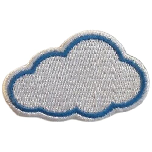 Bebuz Cloud Patch Stickerei Bügelbilder für Kleidung Aufnäher Applikation für DIY Handwerk Denim Jacken Jeans Rucksäcke von Be Buz