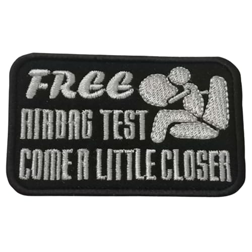 Bebuz Free Airbag Test Stickerei Bügelbilder für Kleidung Aufnäher Applikation für DIY Handwerk Denim Jacken Jeans Rucksäcke Bebuz Free Airbag Test Stickerei Bügelbilder für Kleidung Aufnäher Applikation für DIY Handwerk Denim Jacken Jeans Rucksäcke von Be Buz