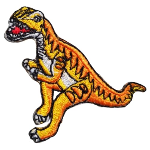 Bebuz Gelb Dinosaurier Stickerei Bügelbilder für Kleidung Aufnäher Applikation für DIY Handwerk Denim Jacken Jeans Rucksäcke Bebuz Gelb Dinosaurier Stickerei Bügelbilder für Kleidung Aufnäher Applikation für DIY Handwerk Denim Jacken Jeans Rucksäcke von Be Buz