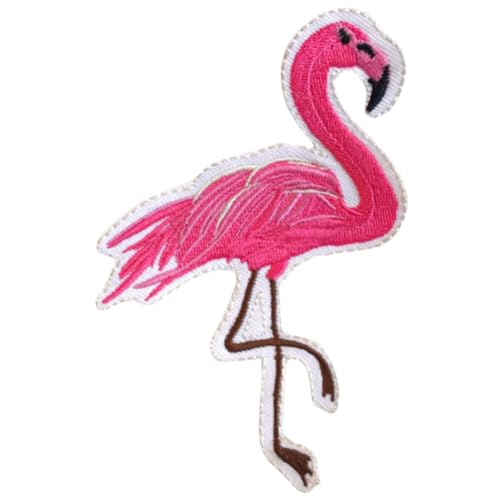 Bebuz Greater Flamingo Stickerei Aufbügler Patches Kleidung Aufnäher Applikation für DIY Handwerk Denim Jacken Jeans Rucksäcke Bebuz Greater Flamingo Stickerei Aufbügler Patches Kleidung Aufnäher Applikation für DIY Handwerk Denim Jacken Jeans Rucksäcke von Be Buz