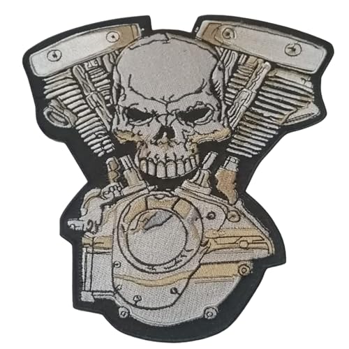 Bebuz Große Motorrad Fahrrad Patches Stickerei Bügelbilder für Kleidung Aufnähen Applikation für DIY Handwerk Denim Jacken Jeans Rucksäcke Bebuz Große Motorrad Fahrrad Patches Stickerei Bügelbilder für Kleidung Aufnähen Applikation für DIY Handwerk Denim Jacken Jeans Rucksäcke von Be Buz