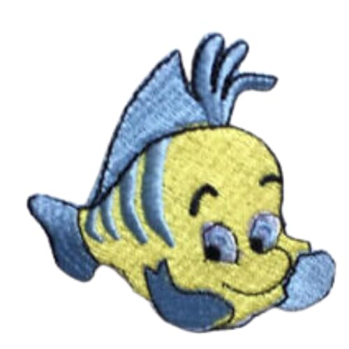 Bebuz Meerjungfrau Fisch Stickerei Bügelbilder für Kleidung Aufnäher Applikation für DIY Handwerk Denim Jacken Jeans Rucksäcke von Be Buz