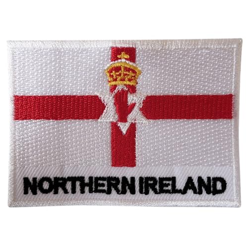 Bebuz Northern Ireland Flag Embroidery Iron on Patches for Clothing Sew-On Applique for DIY Crafts Denim Jackets Jeans Backpacks Bebuz Northern Ireland Flag Embroidery Iron on Patches for Clothing Sew-On Applique for DIY Crafts Denim Jackets Jeans Backpacks von Be Buz