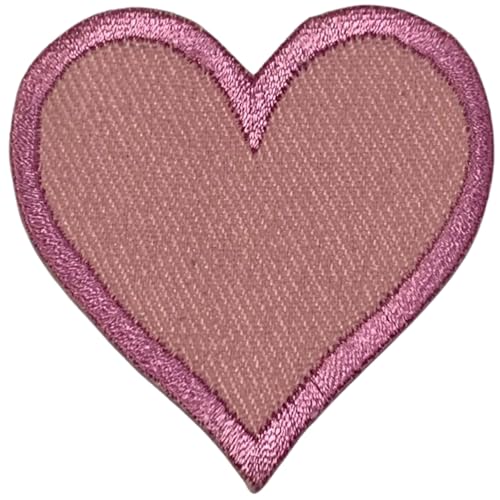 Bebuz Regenbogen Herz Patch Stickerei Bügelbilder für Kleidung Aufnäher Applikation für DIY Handwerk Denim Jacken Jeans Rucksäcke von Be Buz