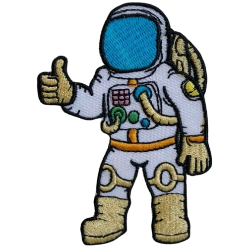 Bebuz Space Journey Astronaut Daumen Up Stickerei Bügelbilder für Kleidung Aufnäher Applikation für DIY Handwerk Denim Jacken Jeans Rucksäcke Bebuz Space Journey Astronaut Daumen Up Stickerei Bügelbilder für Kleidung Aufnäher Applikation für DIY Handwerk Denim Jacken Jeans Rucksäcke von Be Buz
