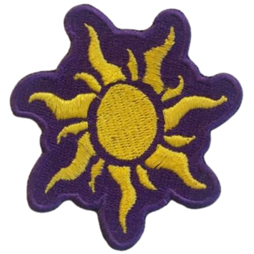 Bebuz Sun Shinning Embroidery Iron on Patches for Clothing Sew-On Applique for DIY Crafts Denim Jackets Jeans Backpacks Bebuz Sun Shinning Embroidery Iron on Patches for Clothing Sew-On Applique for DIY Crafts Denim Jackets Jeans Backpacks von Be Buz