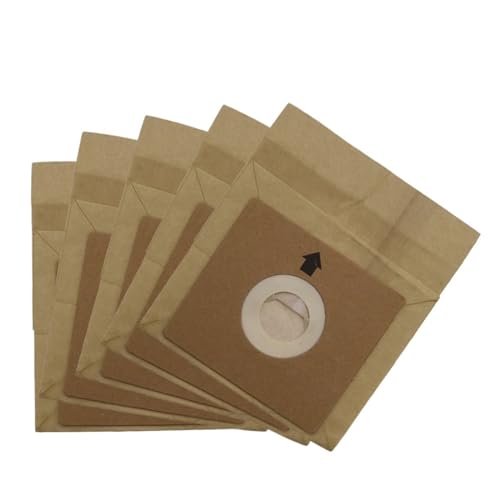 BeNtli Staubsauger-Zubehörteile, Staubsauger-Staub-Papiertüten, 100 x 110 mm, Durchmesser 50 mm, kompatibel mit FC8334/FC8338/FC8349/FC8344 (Color : 5Pcs) von BeNtli