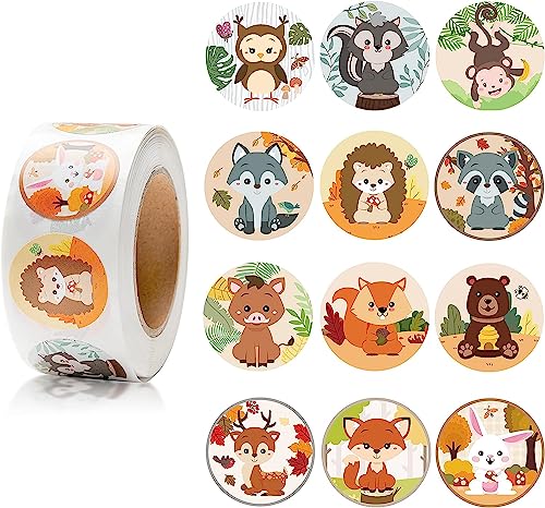 BeYumi 500 Stück Waldtierrollen Aufkleber für Kinder Partybevorzugung, Entzückende Runde Waldtiere Aufkleber mit 12 Lebendige Designs für Umschlag und Geschenkpapier Schlagwörter BeYumi 500 Stück Waldtierrollen Aufkleber für Kinder Partybevorzugung, Entzückende Runde Waldtiere Aufkleber mit 12 Lebendige Designs für Umschlag und Geschenkpapier Schlagwörter von BeYumi