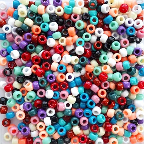 Southwest Mix Pony-Perlen, hergestellt in den USA, mehrfarbige Kunststoffperlen für Banner, Konzert-Festival-Armbänder, Halsketten, Schlüsselanhänger und Schmuck, Kunst und Handwerk, Haarflechten, 500 Southwest Mix Pony-Perlen, hergestellt in den USA, mehrfarbige Kunststoffperlen für Banner, Konzert-Festival-Armbänder, Halsketten, Schlüsselanhänger und Schmuck, Kunst und Handwerk, Haarflechten, 500 von Bead Bee