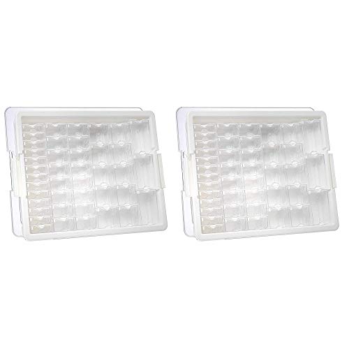 Bead Storage Solutions Elizabeth Ward Aufbewahrungs- und Perlen-Organizer mit 42 unterschiedlich großen Behältern, 45-teilig, sortiert, tragbar, 2 Stück Bead Storage Solutions Elizabeth Ward Aufbewahrungs- und Perlen-Organizer mit 42 unterschiedlich großen Behältern, 45-teilig, sortiert, tragbar, 2 Stück von Bead Storage Solutions