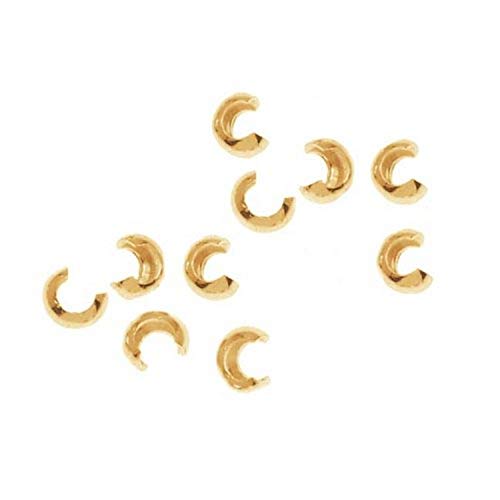 Beadaholique Quetschperlen-Abdeckungen, 2,4 mm, 14 K Gold gefüllt, 10 Stück Beadaholique Quetschperlen-Abdeckungen, 2,4 mm, 14 K Gold gefüllt, 10 Stück von Beadaholique
